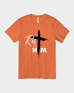 Rest In Him Unisex Jersey Tee (Multiple Colors)